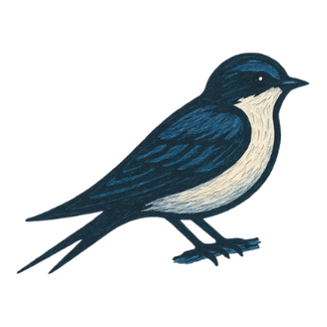 SNJKU swallow logo